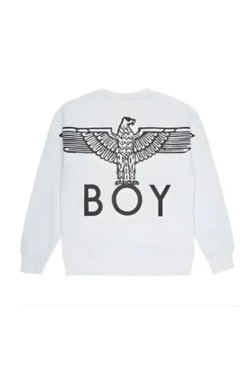 BOY Eagle-tröja för barn med tryck på ryggen