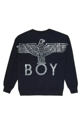 BOY Eagle-tröja med tryck på ryggen