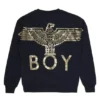BOY Eagle-tröja med tryck på ryggen