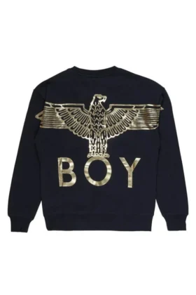 BOY Eagle-tröja med tryck på ryggen