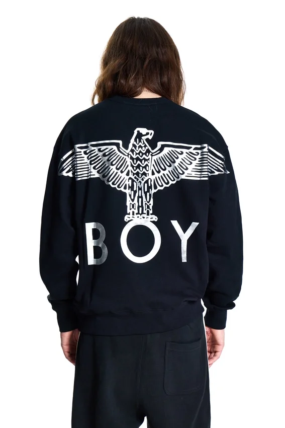 BOY Eagle-tröja med tryck på ryggen