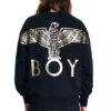 BOY Eagle-tröja med tryck på ryggen
