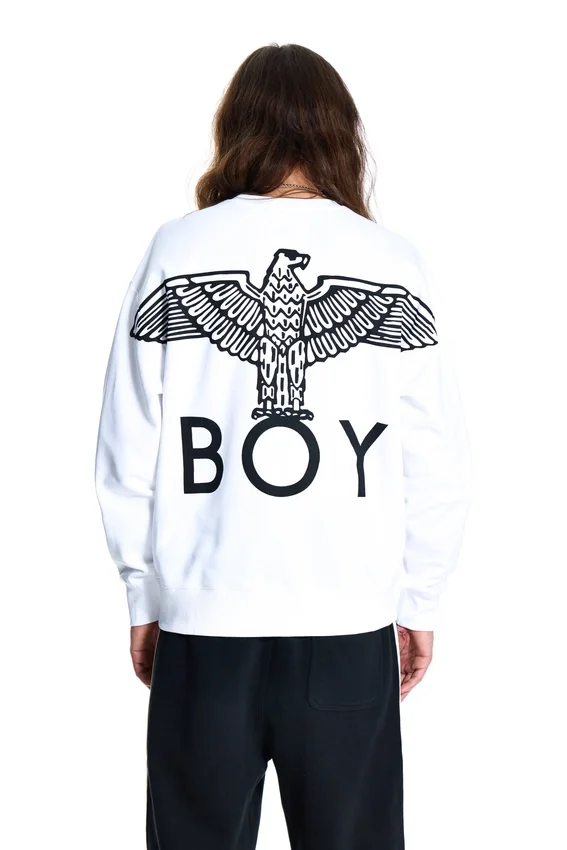 BOY Eagle-tröja med tryck på ryggen