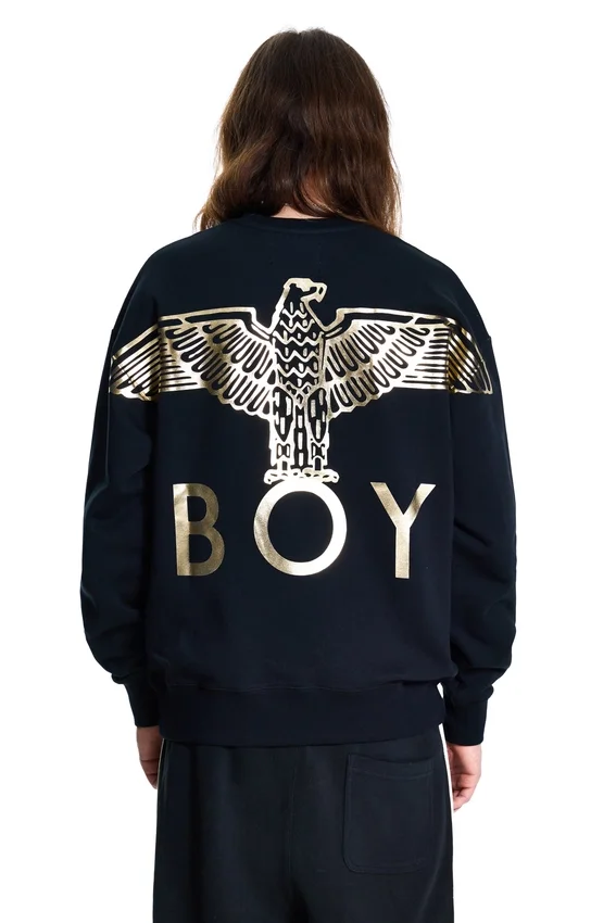 BOY Eagle-tröja med tryck på ryggen