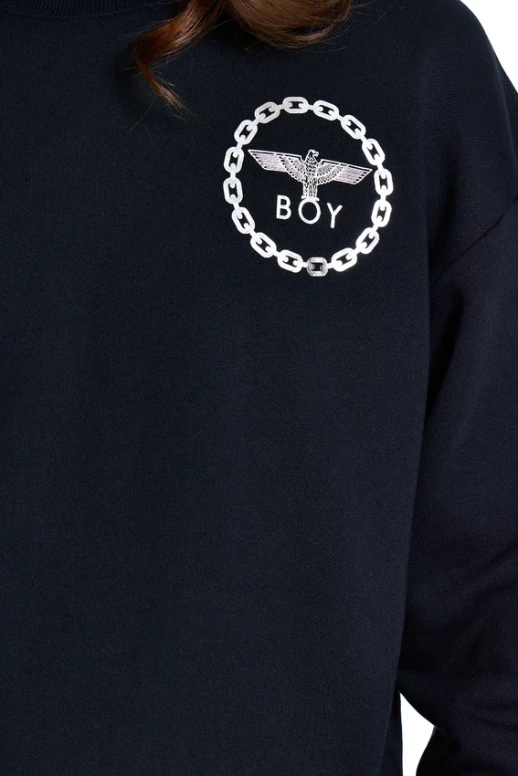 BOY Eagle-tröja med tryck på ryggen