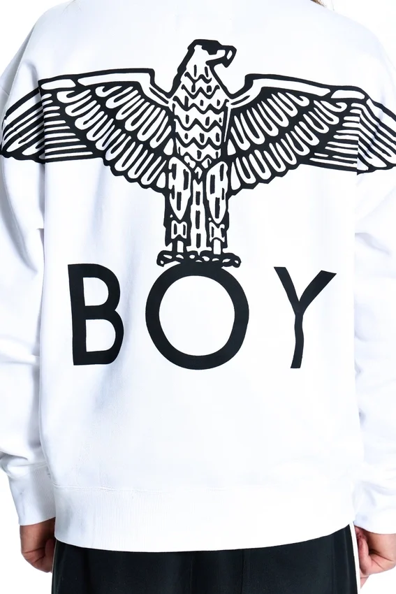 BOY Eagle-tröja med tryck på ryggen