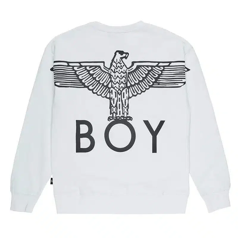 BOY Eagle-tröja med tryck på ryggen