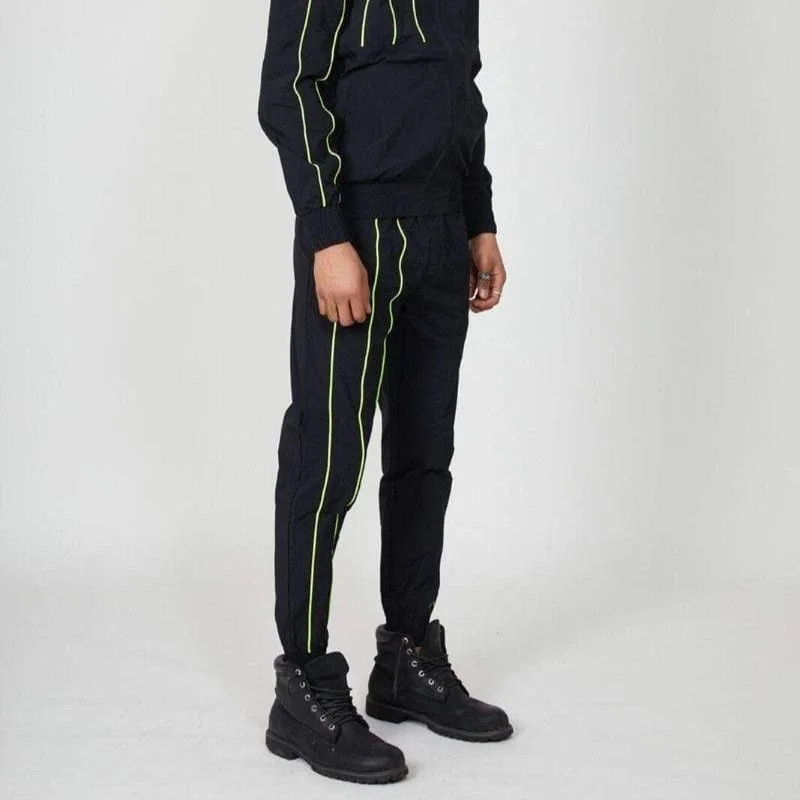 Boy Joggingbyxor i nylon med piping