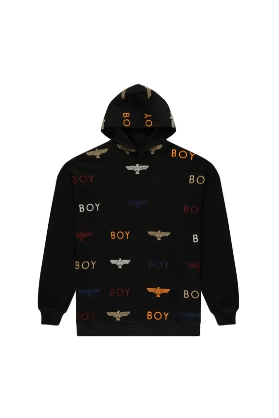 Boy Mania-hoodie med broderi
