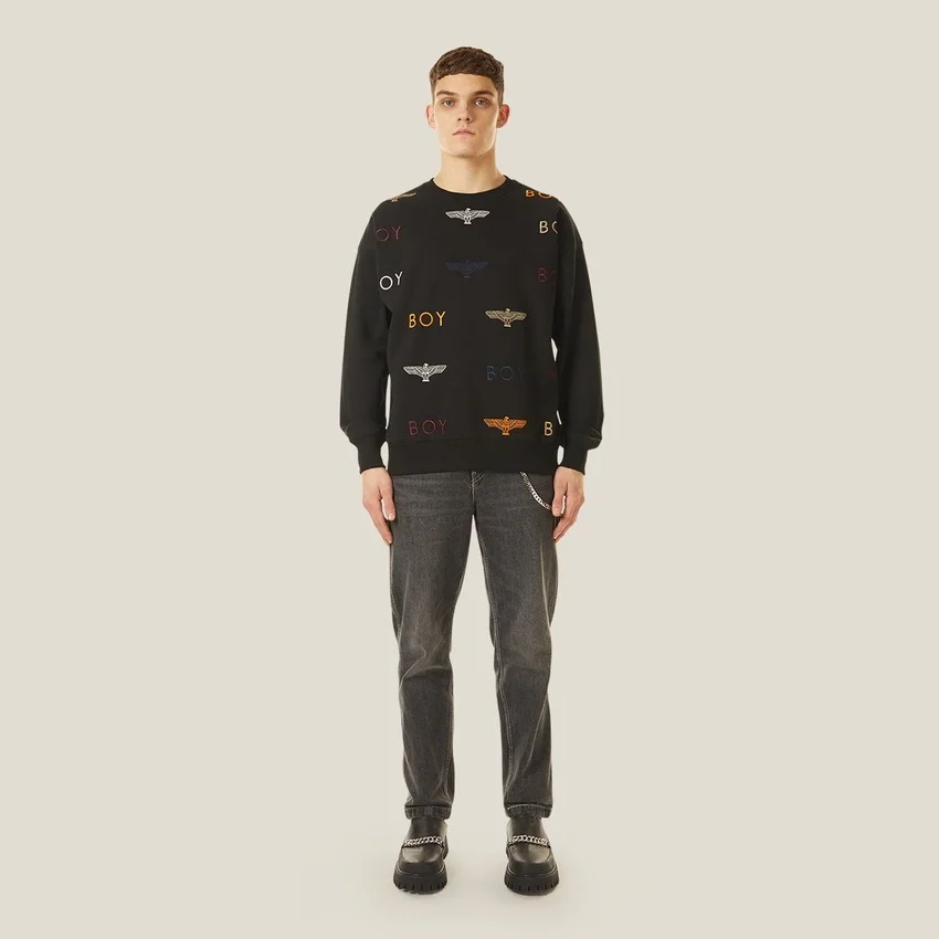 Boy Mania-tröja med broderi