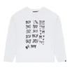 Boy Repeat långärmad grafisk topp