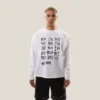 Boy Repeat långärmad grafisk topp