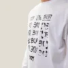 Boy Repeat långärmad grafisk topp
