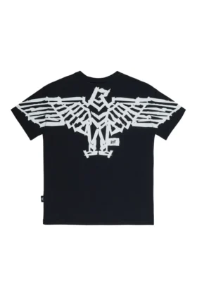 BOY Tape T-shirt med örntryck på ryggen