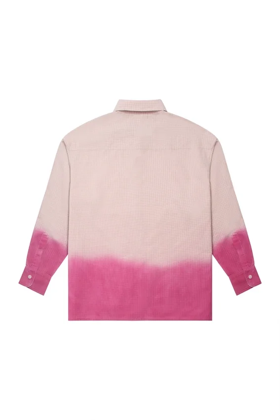 Dip Dye-rutig skjorta