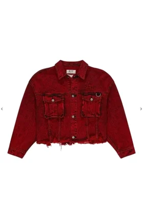 Future Boy Boxy Denim Trucker-jacka