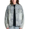 Laserbehandlad jeansjacka