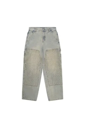 Laserbehandlade jeansbyxor