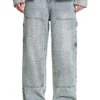 Laserbehandlade jeansbyxor
