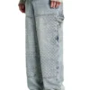 Laserbehandlade jeansbyxor