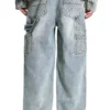 Laserbehandlade jeansbyxor