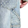 Laserbehandlade jeansbyxor