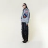 Moto Sticker Bomber Varsity-jacka
