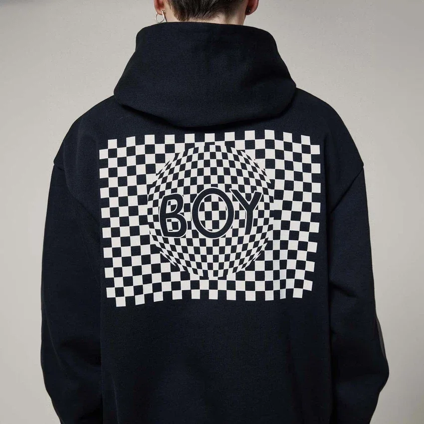 Playboy x BOY Checkerboard Vortex-hoodie