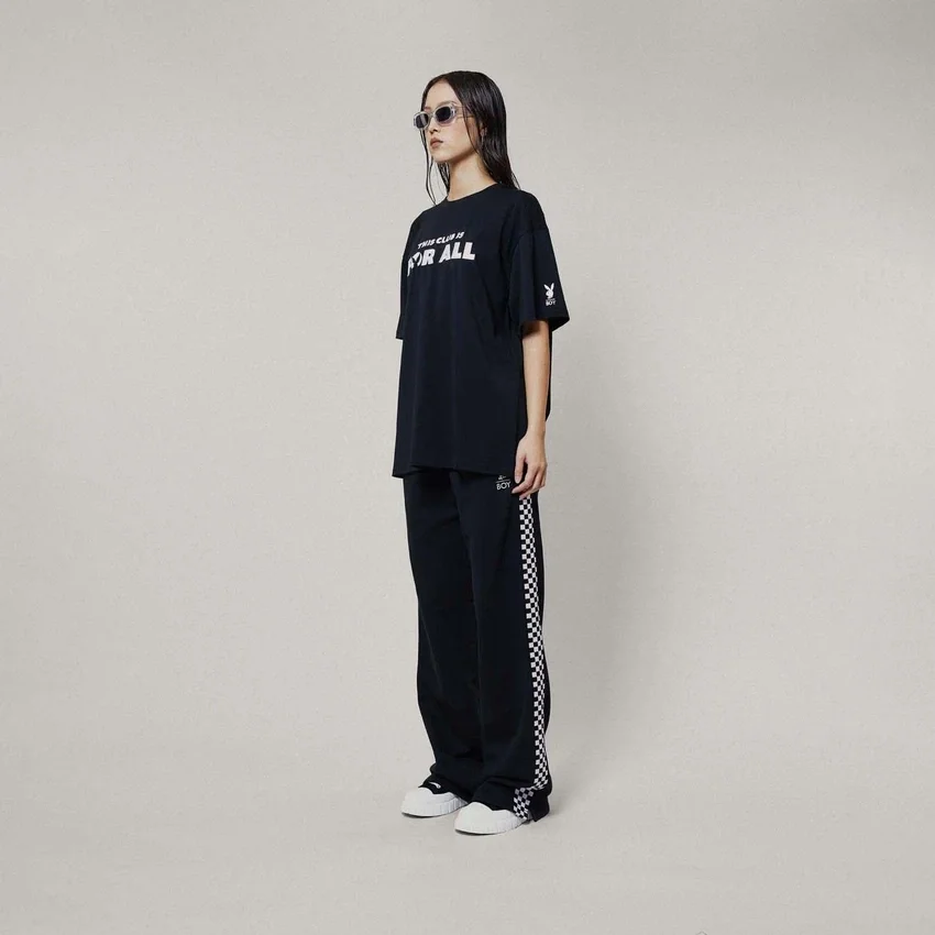 Playboy x BOY Checkerboard Vortex Joggingbyxor