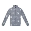 Playboy x BOY Checkerboard Vortex Mesh Top