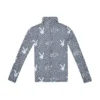 Playboy x BOY Checkerboard Vortex Mesh Top