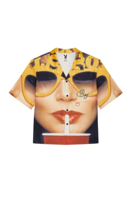 Playboy x BOY Cover Resort-skjorta