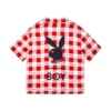 Playboy x BOY Gingham Bunny Resort-skjorta