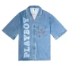Playboy x BOY Jumbo Bunny-jeansskjorta