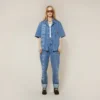 Playboy x BOY Jumbo Bunny-jeansskjorta
