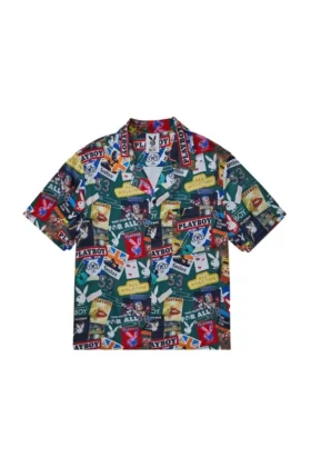 Playboy x BOY Scrapbook Resort-skjorta