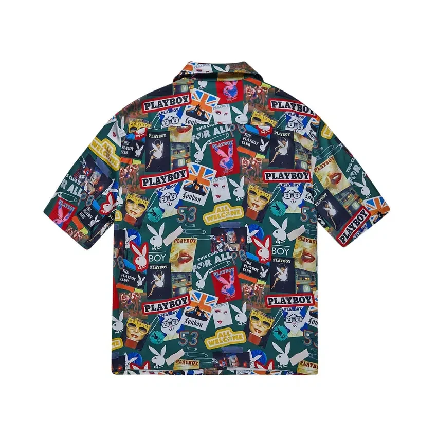Playboy x BOY Scrapbook Resort-skjorta