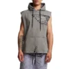 Stencil kortärmad hoodie