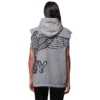 Stencil kortärmad hoodie
