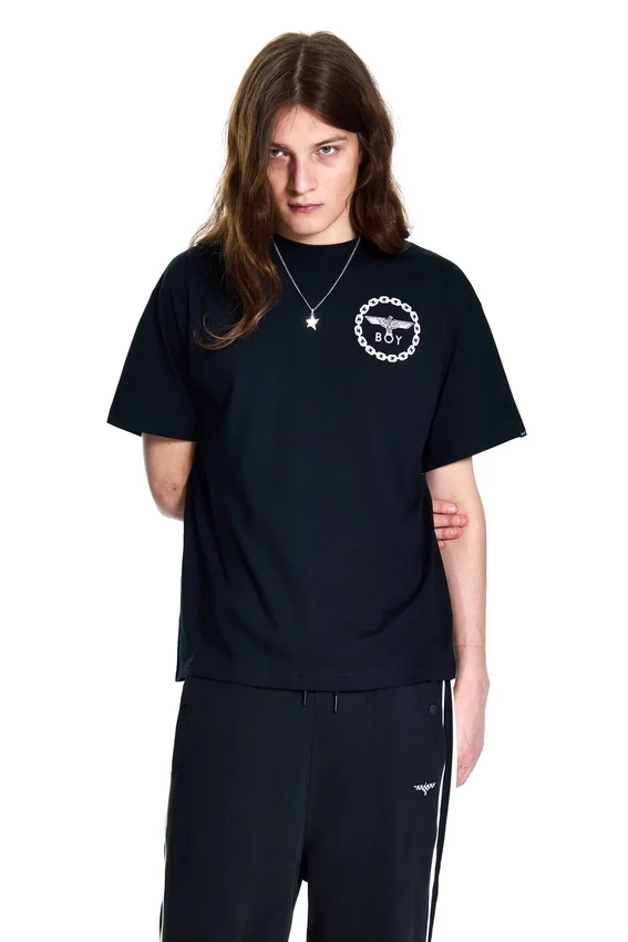 T-shirt med BOY Eagle-tryck på ryggen
