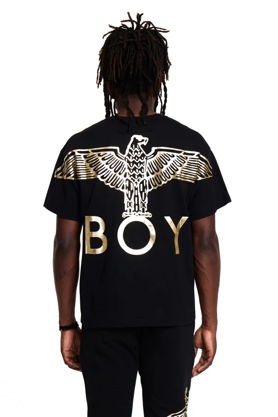 T-shirt med BOY Eagle-tryck på ryggen